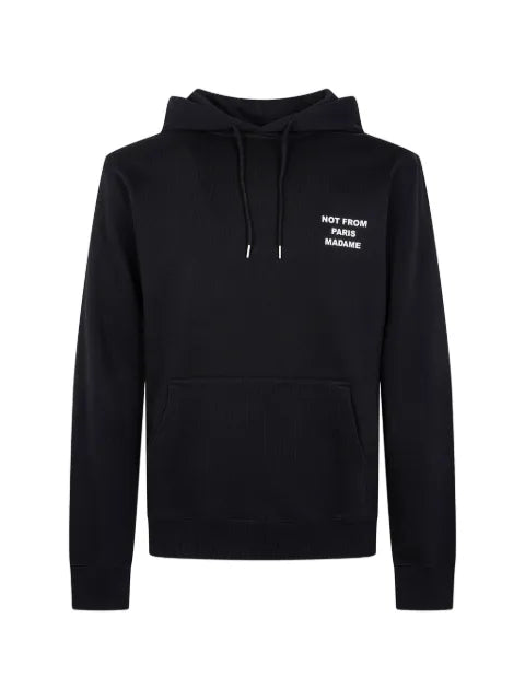 Drôle De Monsieur Not From Paris Madame slogan hoodie