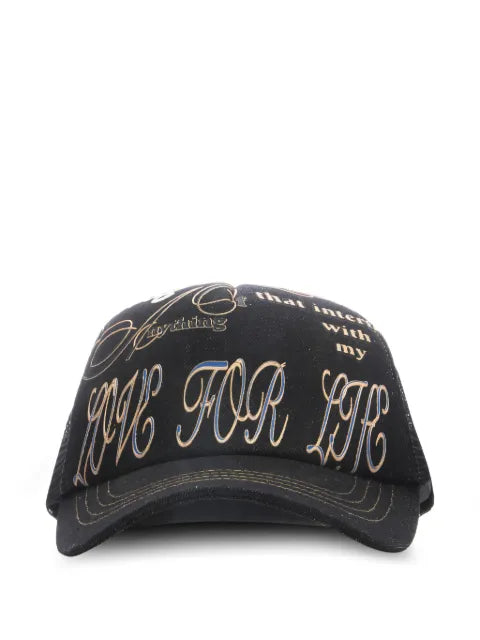 JUNGLES JUNGLES graphic-print baseball cap