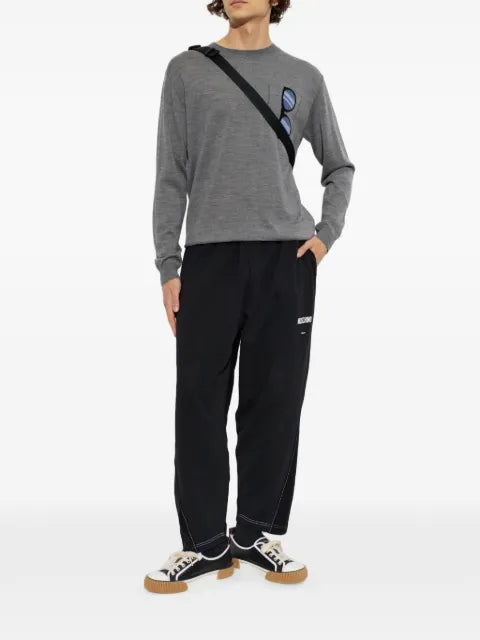 Moschino extra-fine merino wool intarsia sweater