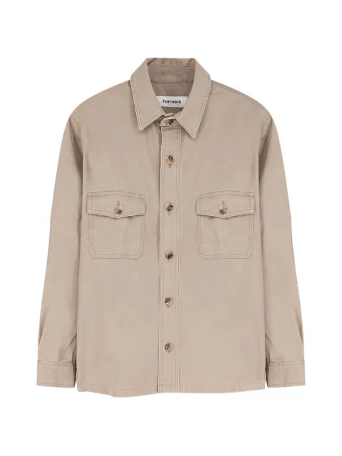 TONYWACK flap-pocket oversized shirt jacket