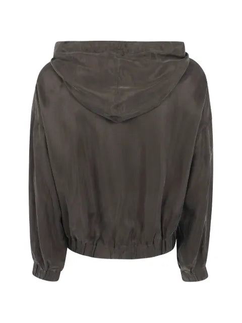 Ziggy Chen zip-up drawstring hoodie