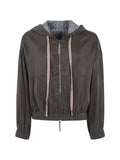 Ziggy Chen zip-up drawstring hoodie