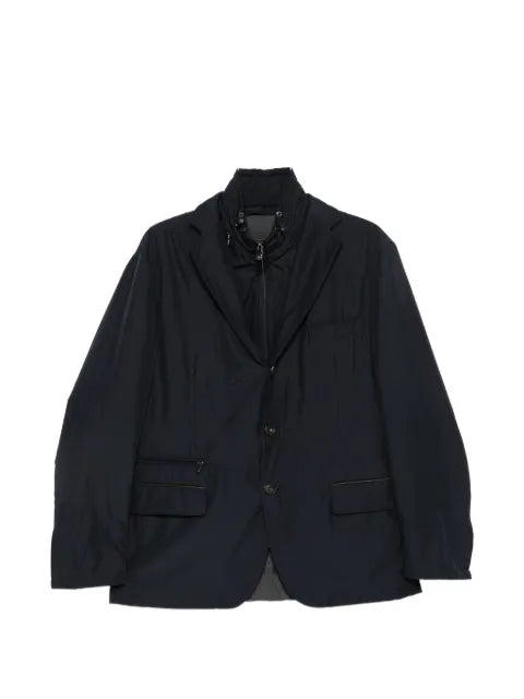 Corneliani layered button-up jacket