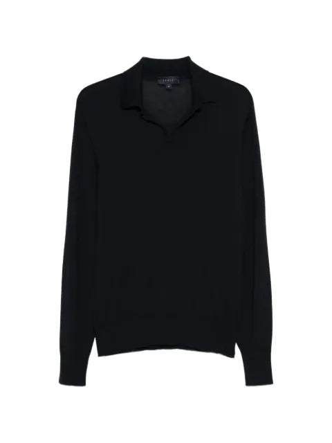 Sease open-collar wool sweater