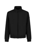 Moncler logo-patch high-neck lightweight jacket