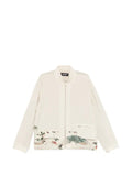 Undercover floral-print zip-up jacket