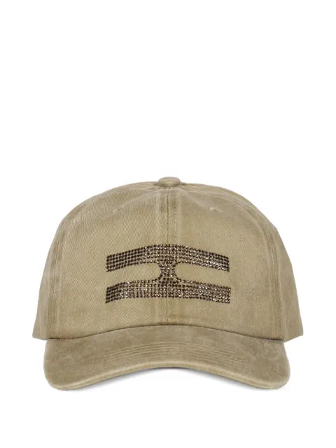 The Edge of Earth™ Suncoast baseball cap in washed canvas with rhinestones