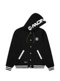 AAPE BY *A BATHING APE® logo-patch button-up hoodie