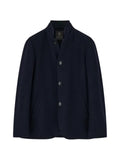 Boggi Milano peacoat padded in wool blend mélange