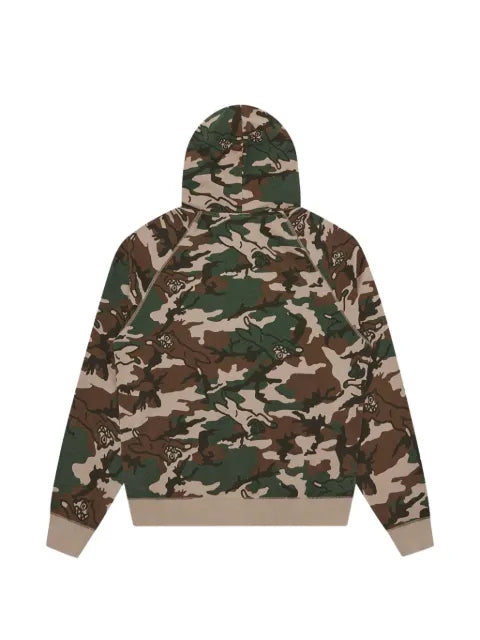 Billionaire Boys Club Caramel camouflage-print zip-up hoodie