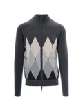 Ballantyne argyle-intarsia cashmere cardigan