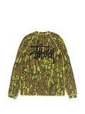 Stüssy camouflage-print waffle-knit sweater