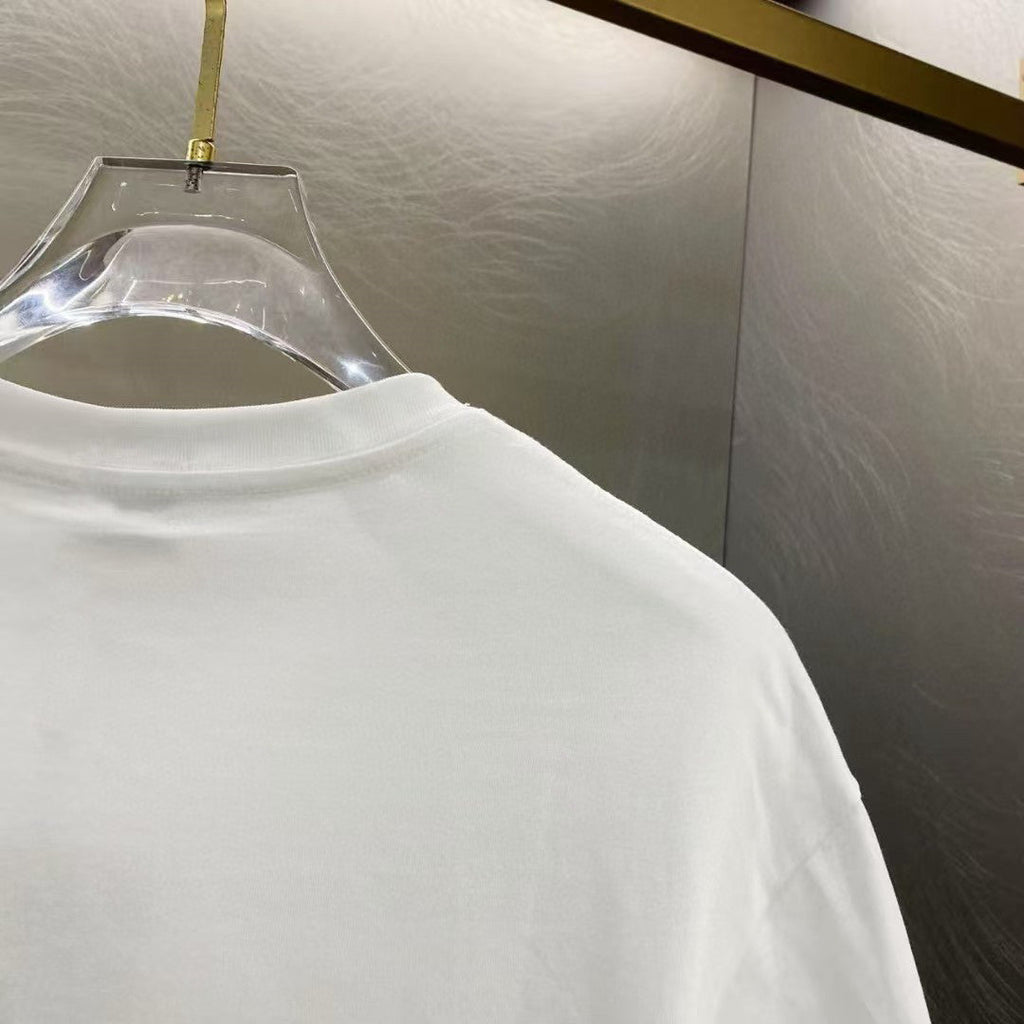 Amiri Small Chest Monogram Crew‑Neck Short‑Sleeve T‑Shirt