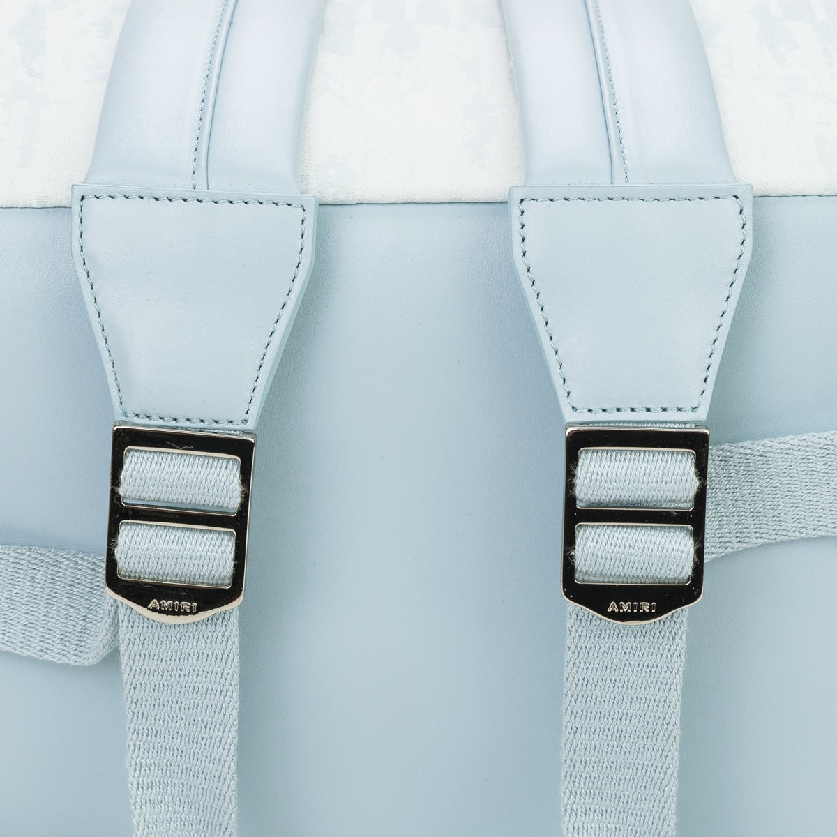 Baby Blue Jacquard Logo Tie Dye Rucksack