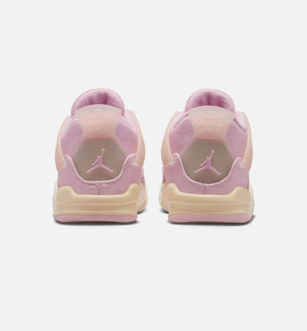 Air Jordan 4 Retro Pink Pearl & Iced Carmine Infant & Toddler Lifestyle Shoe