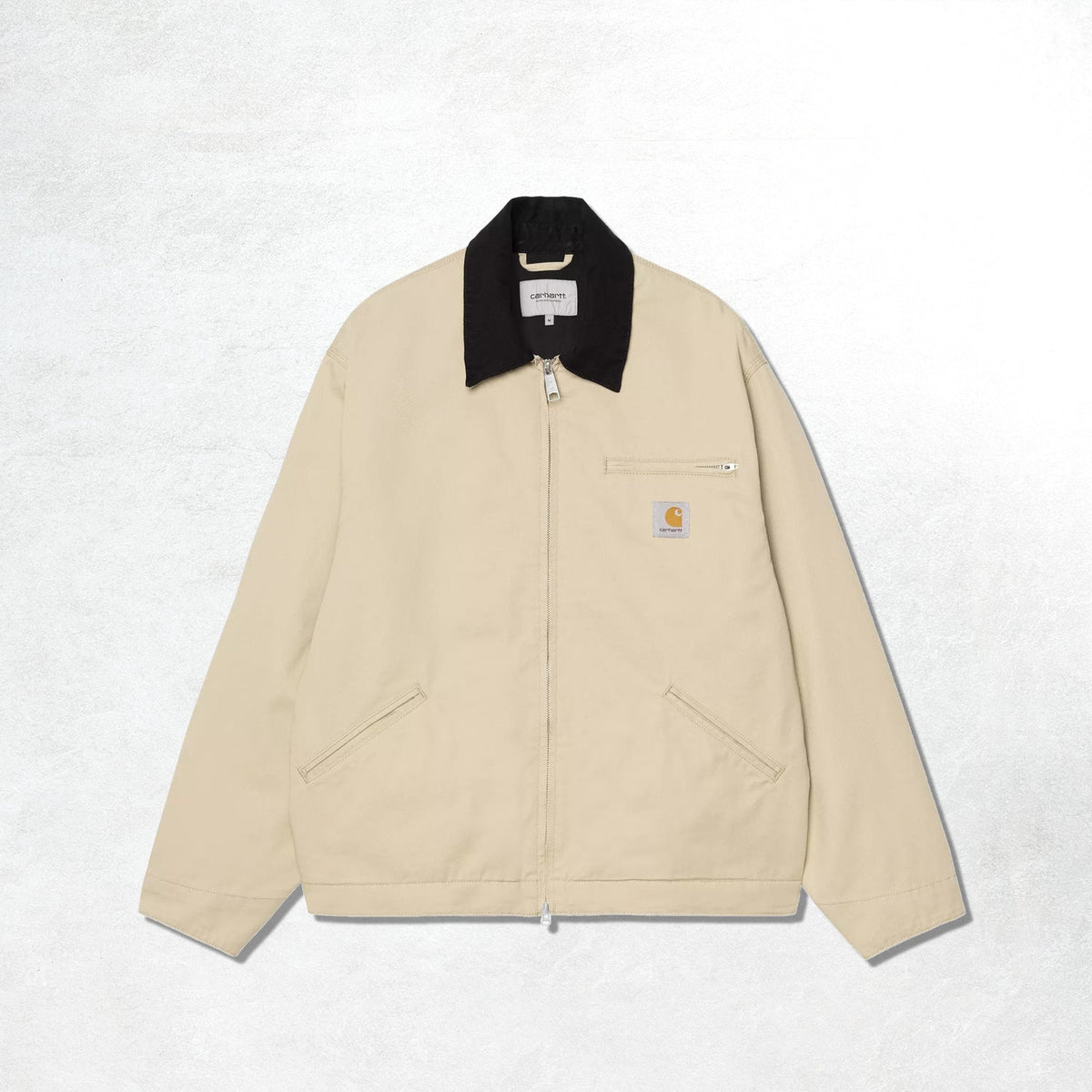 Carhartt WIP OG Detroit Jacket: Barchan / Black Rinsed