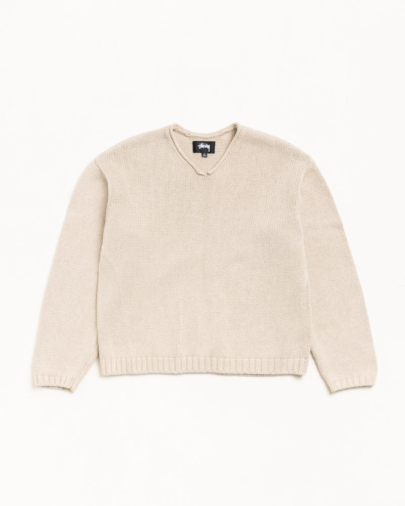 ROLL V NECK SWEATER