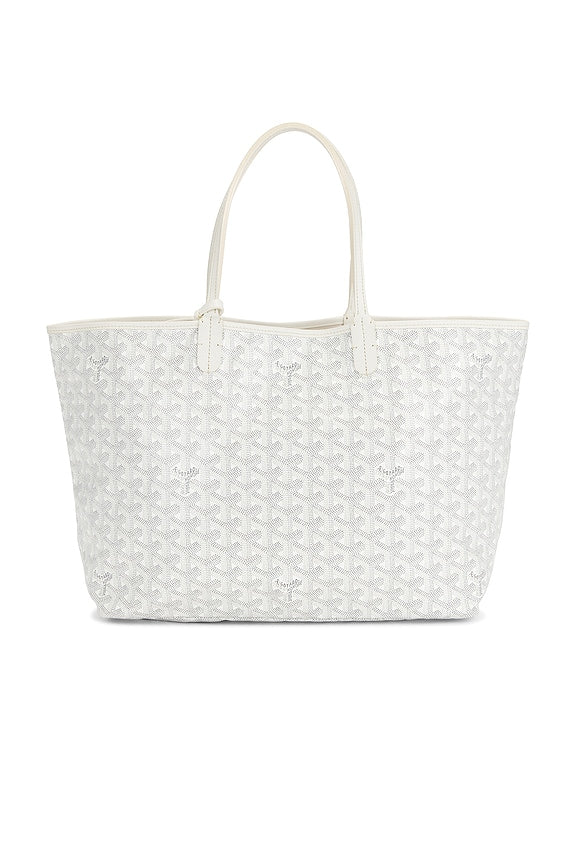 Goyard-style patterned tote