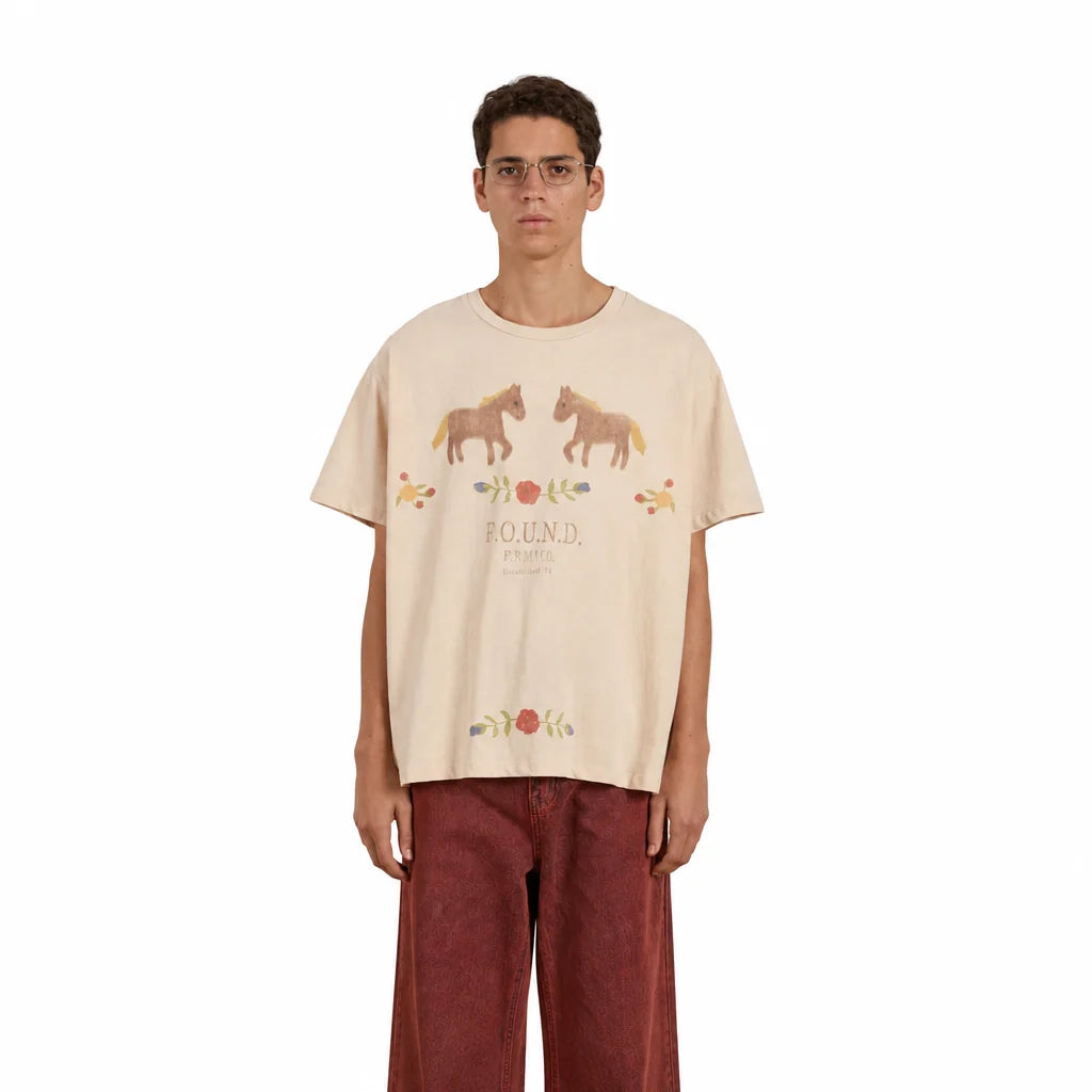 Found Floral Horse Tee