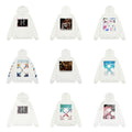 Off‑White Multi‑Arrow Abstract Graphic Oversized Hoodie Streetwear
