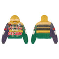 Vale Forever Valley Dreams USA Varsity Zip Hoodie — Yellow / Green / Purple