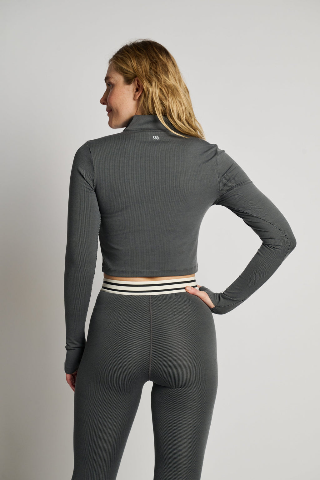 Stevie Active Rib Half Zip