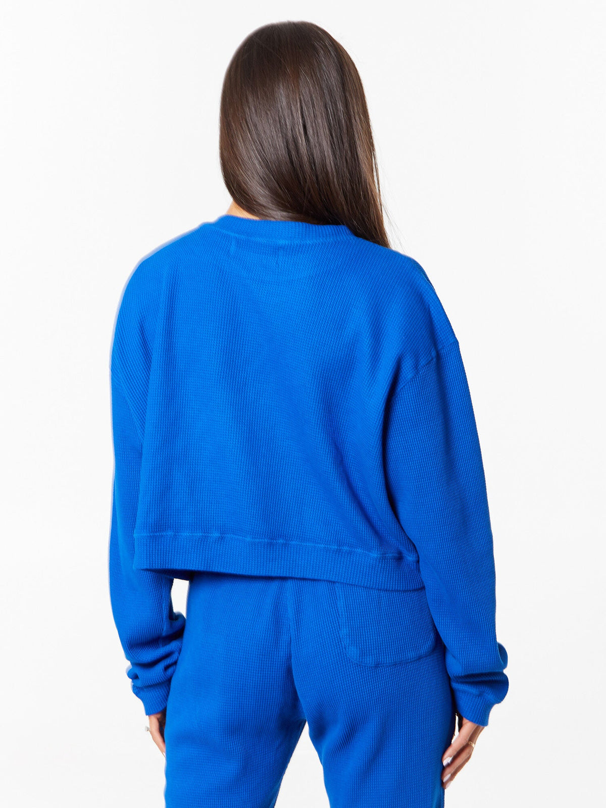 EMILY THERMAL HENLEY BLUE