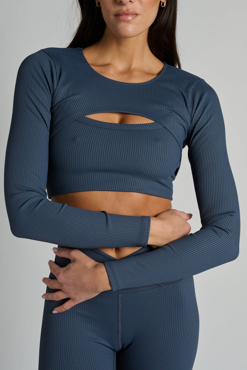 Ribbed Active Shrug