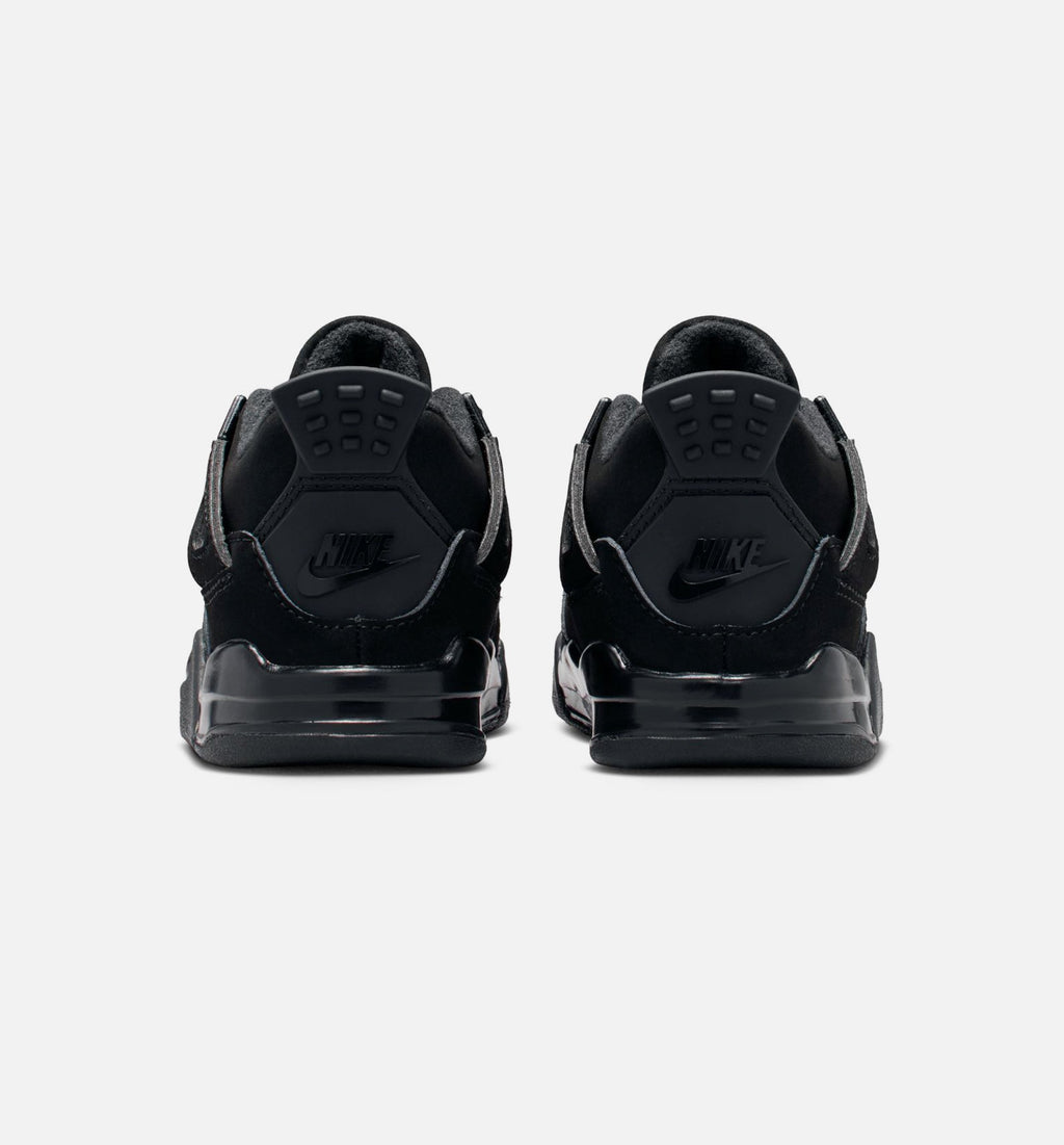 Air Jordan 4 Retro Black Cat Baby & Toddler Sneakers - Black / Light Graphite
