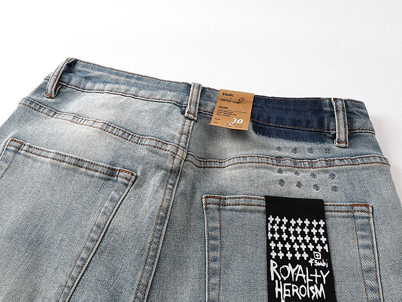 Ksubi Royalty Heroism Light Blue Skinny Jeans