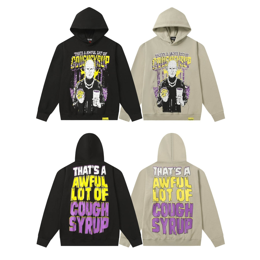 THAT'S A AWFUL LOT OF COUGH SYRUP Star Graphic Hoodie
