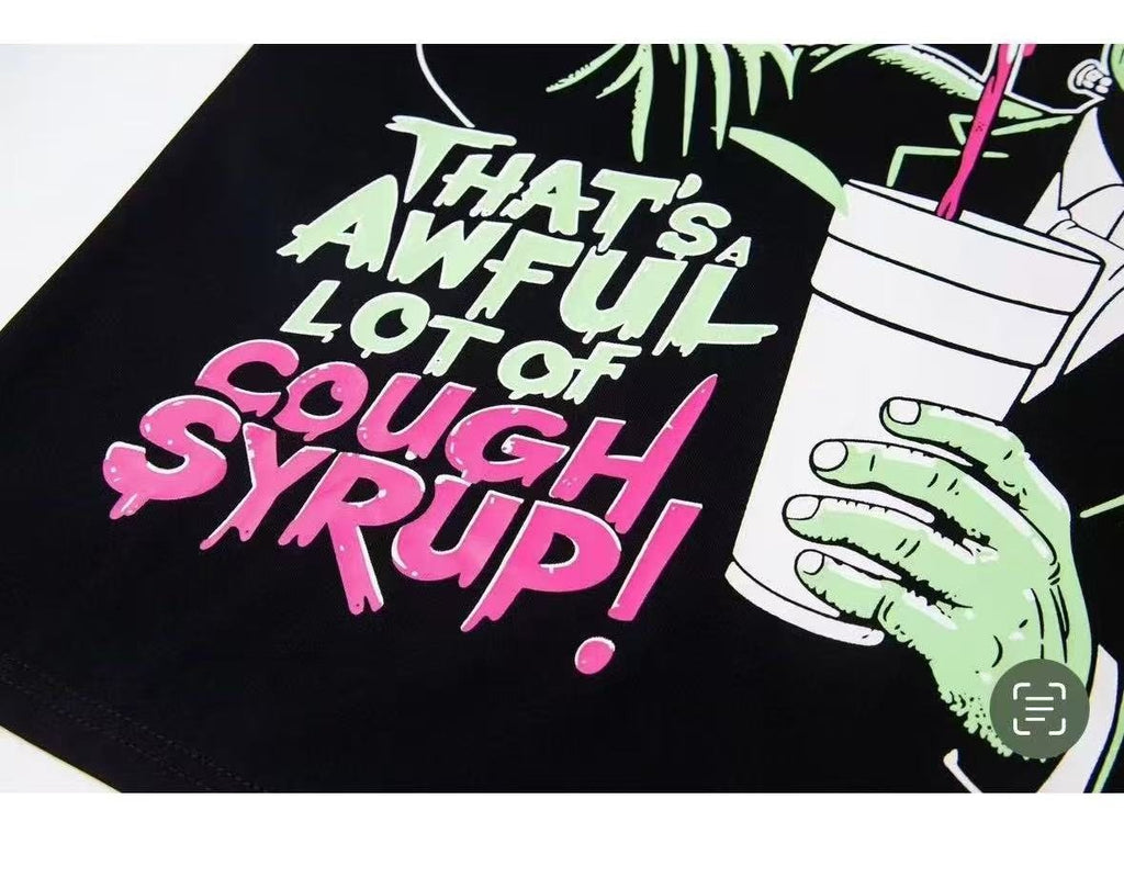 THAT'S A AWFUL LOT OF COUGH SYRUP Frankenstein Graphic T-Shirt