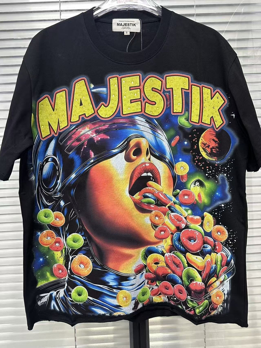 MAJESTIK Script Back Graphic T-Shirt