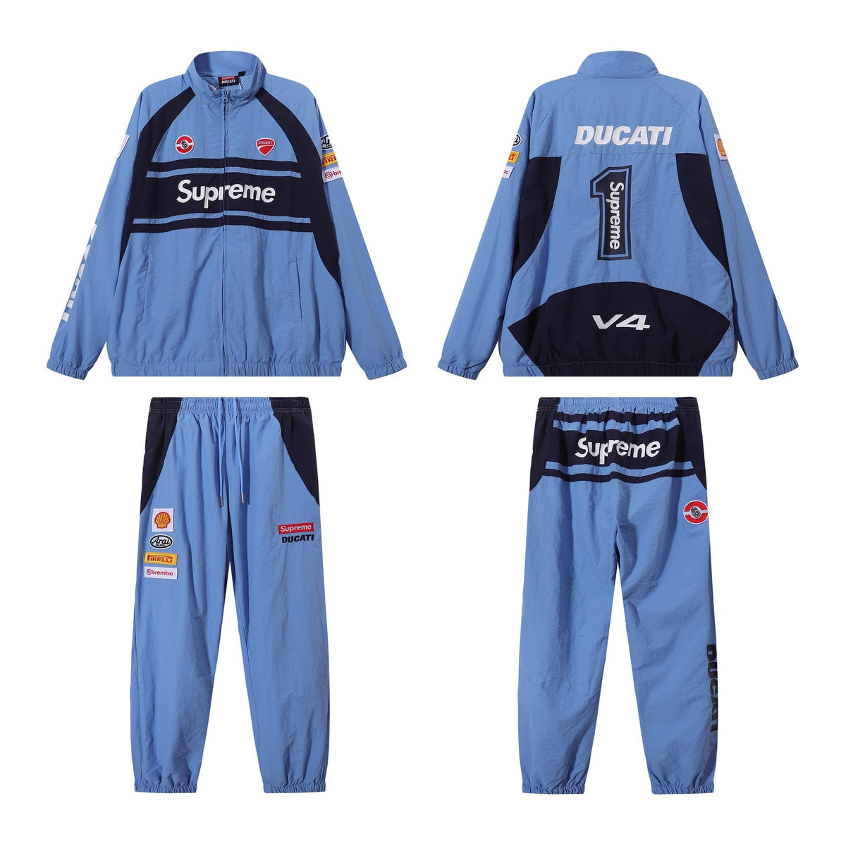 Supreme Ducati Racing Graphic Tracksuit Set