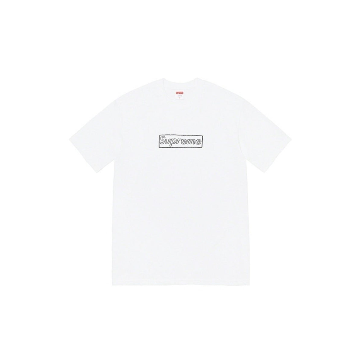 Supreme Chalk Logo Graphic T-Shirt