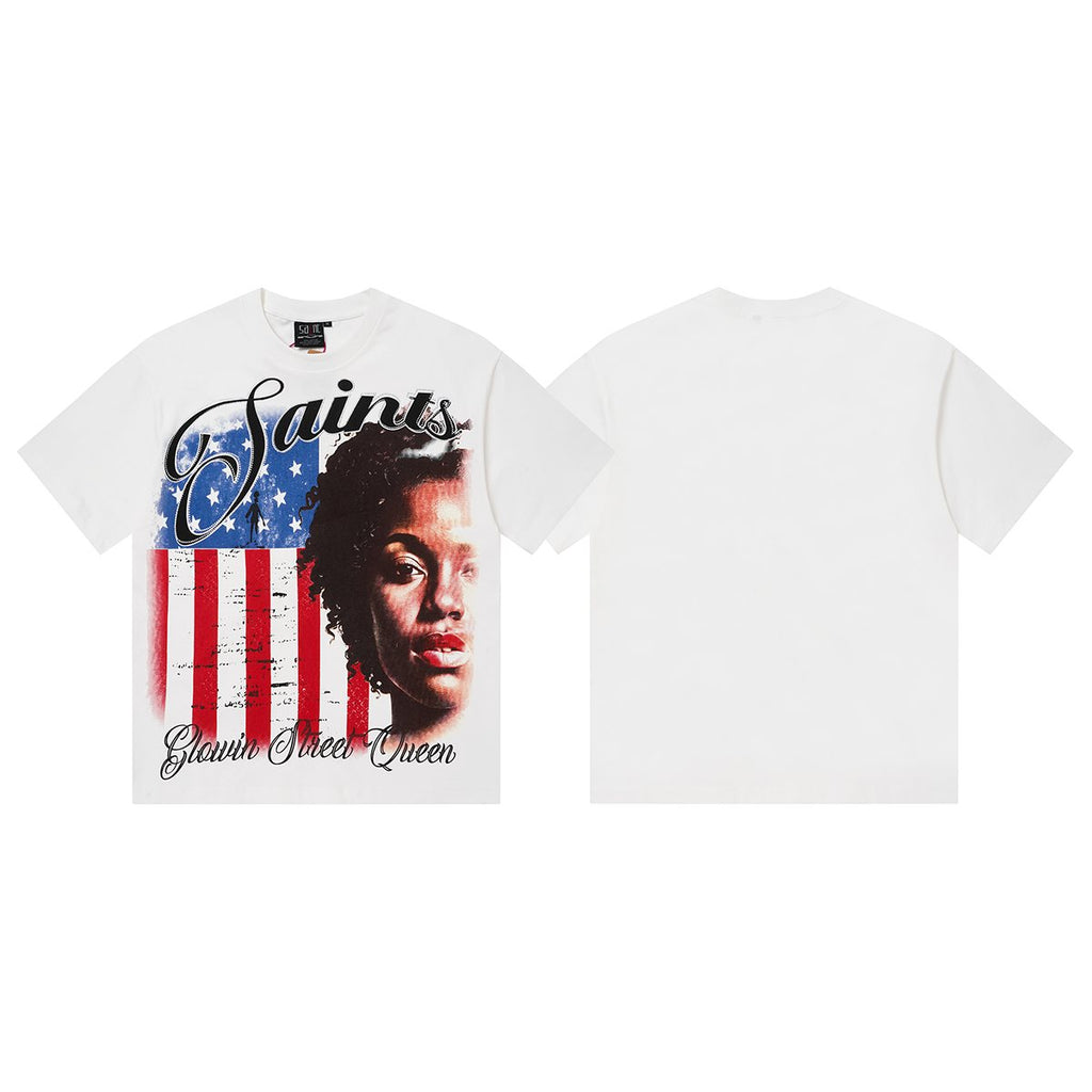 SAINT Glowing Street Queen Graphic T-Shirt