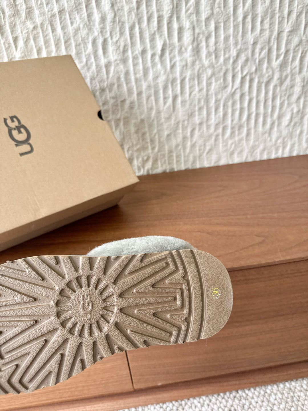 UGG Sheepskin Fur-Lined Slippers – Autumn/Winter Collection