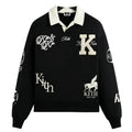 Kith Nelson Collared Rugby Pullover Black