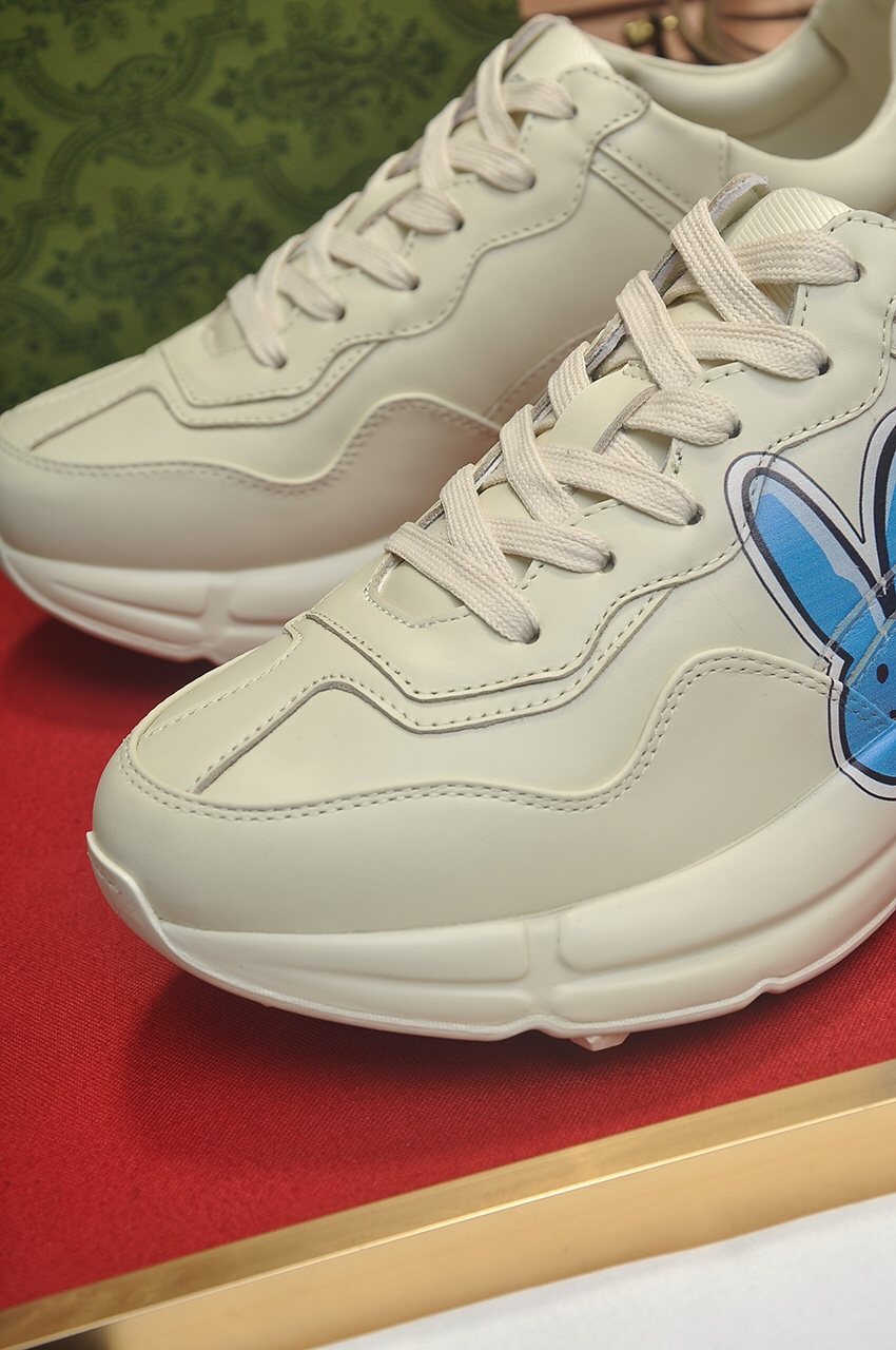 Gucci Blue Graphic Sneakers