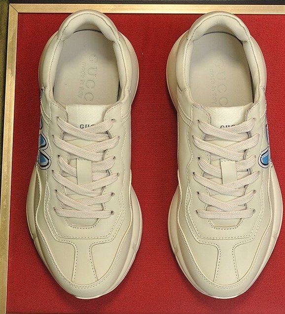 Gucci Blue Graphic Sneakers