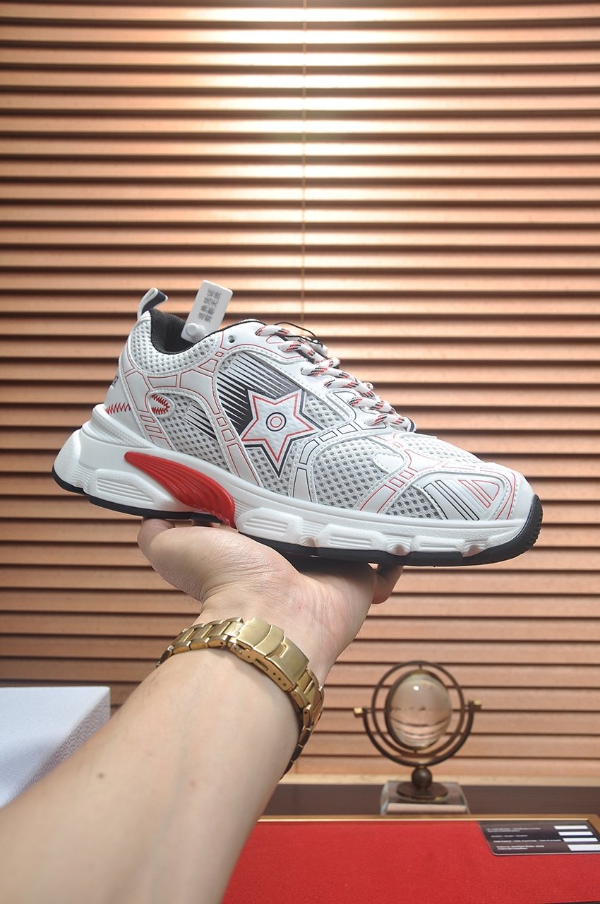 Dior Paneled Low-Top Sneakers