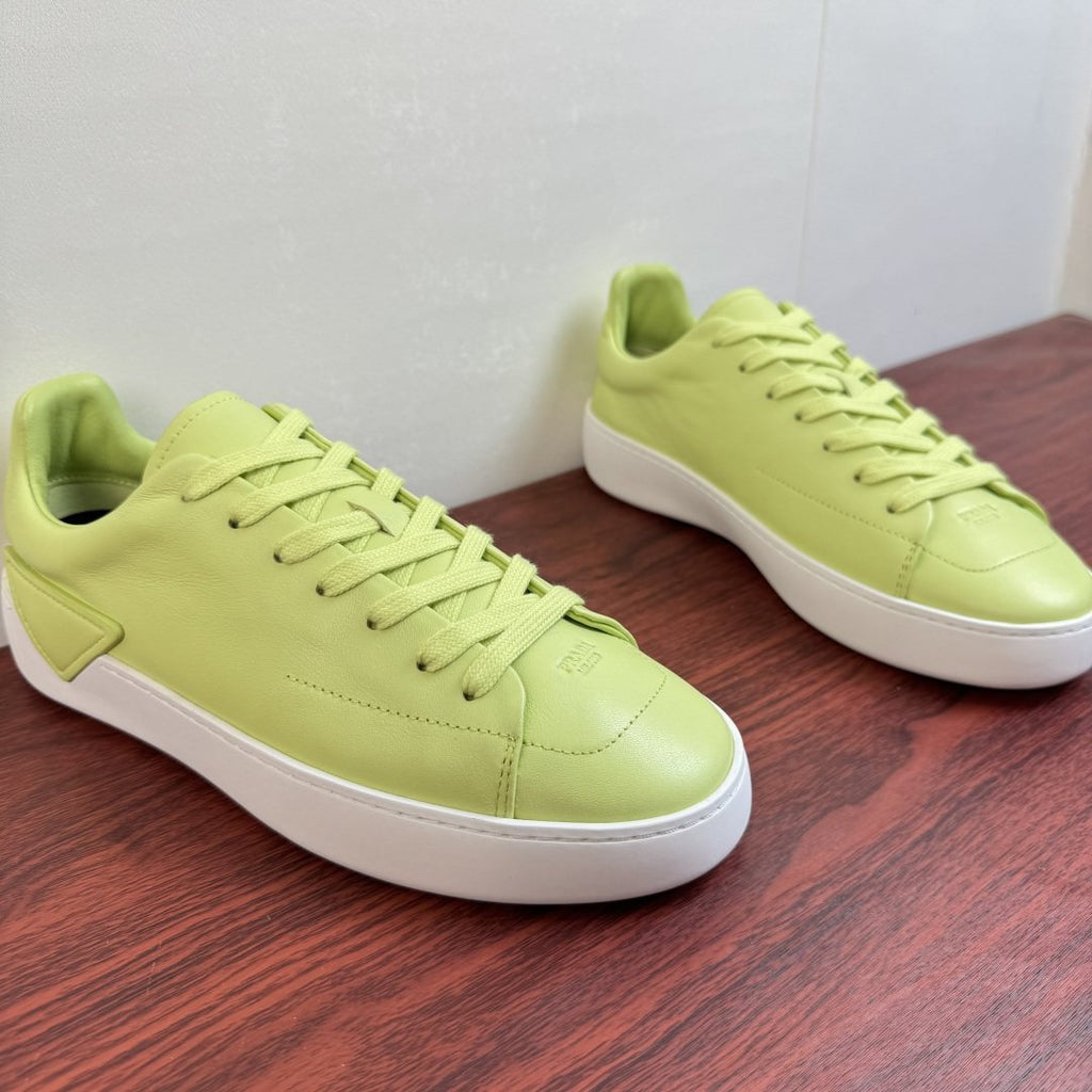 Prada Men's Triangle Detail Low-Top Sneakers