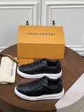 Louis Vuitton Black Low-Top Sneakers