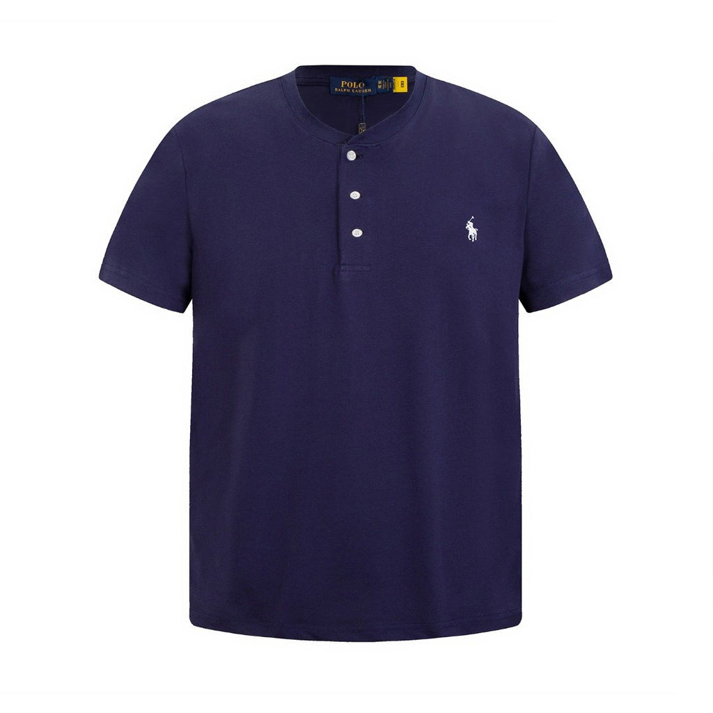 Ralph Lauren Embroidered Three-Button Henley Shirt