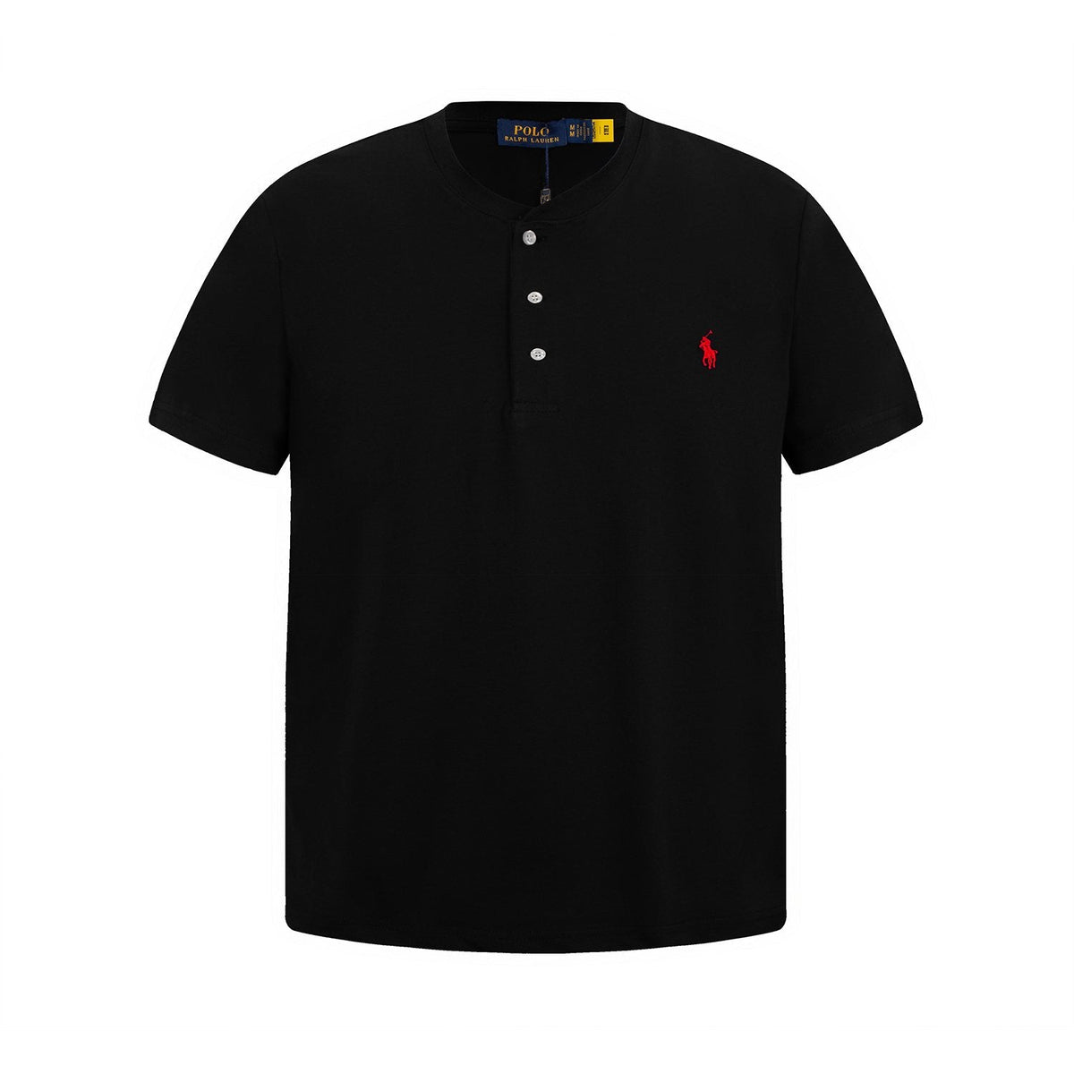 Ralph Lauren Embroidered Three-Button Henley Shirt