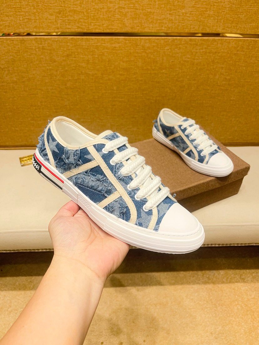 Louis Vuitton Star-Pattern High-Top Sneakers