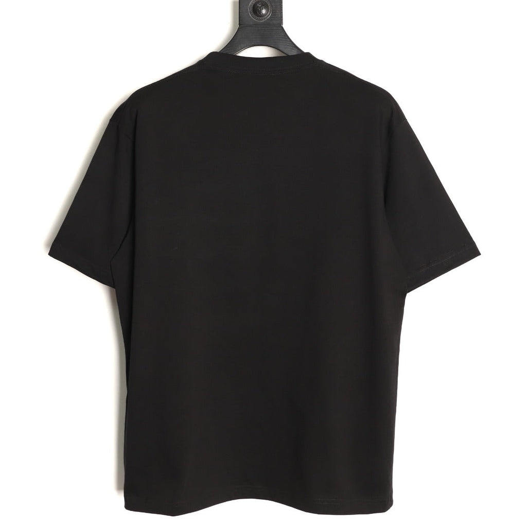 Louis Vuitton Graffiti-Style Chest-Lettering Short-Sleeve T-Shirt - Black